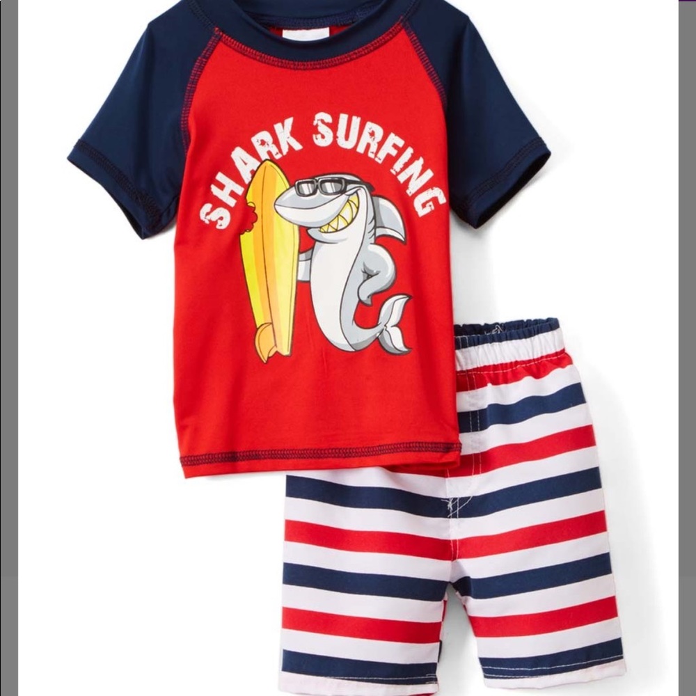 🔥🔥SUPER SALE 🔥🔥Shark Surf Rash Guard Set